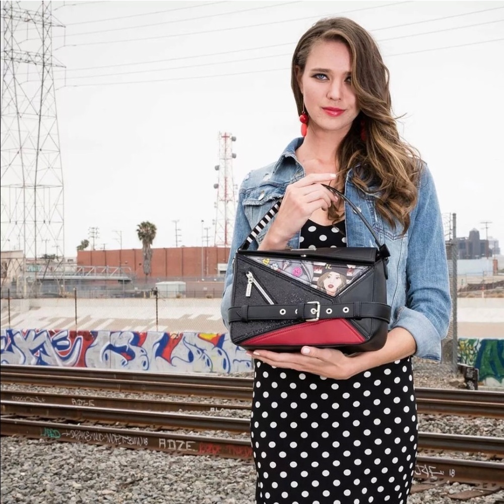 NICOLE LEE. PAOLA IS TOMBOY. BUCKLE HANDBAG.